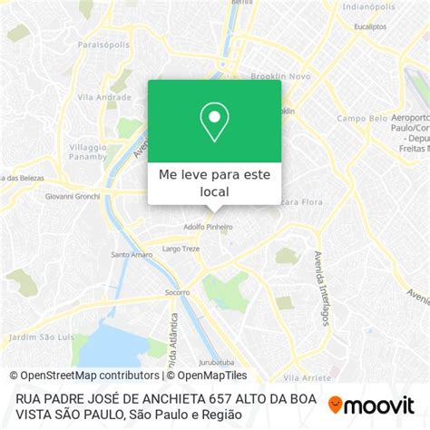 Como chegar em Rua Padre José De Anchieta, Santo Amaro de .